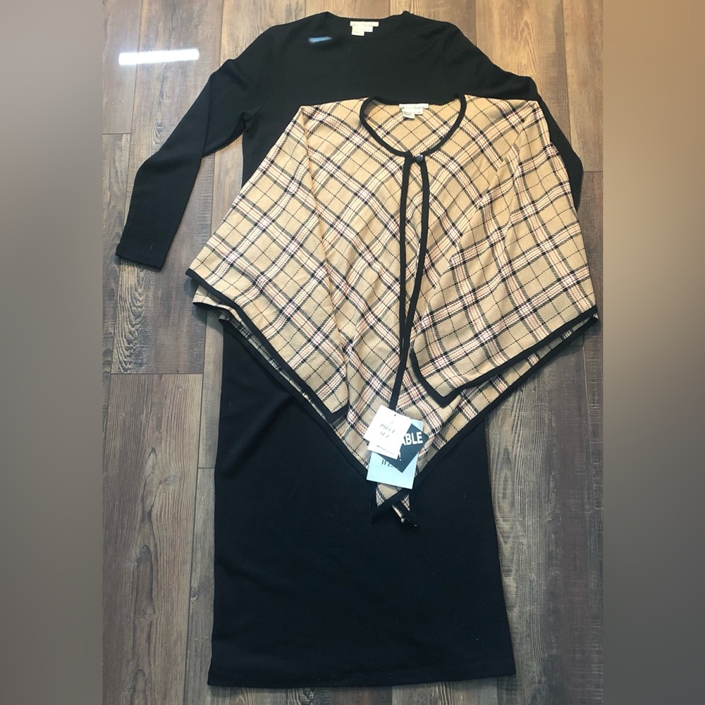 IKC Vintage dress and cover. Size Medium